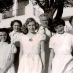 0022_Carol, Marilyn, Brenda, Charlie, Joan, Leslie_1951